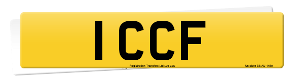 Registration number 1 CCF